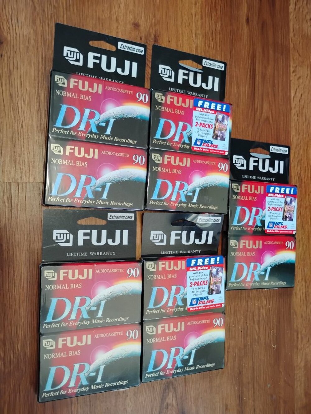 NEW Deadstock Fuji Blank Audio Cassette 90 Minutes (10)